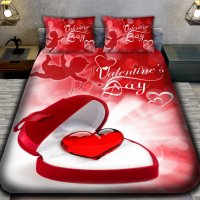 3D Луксозен спален комплект за влюбени 5971
