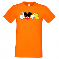 Мъжка тениска Mickey Love Подарък,Изненада,Рожден ден, снимка 6 - Тениски - 36576154