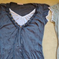 Блуза къс ръкав PORTA FORTUNA Л / ХЛ размер , снимка 17 - Туники - 38347759