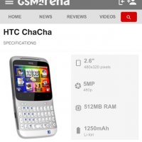 Телефон HTC Cha Cha , снимка 8 - HTC - 39389903