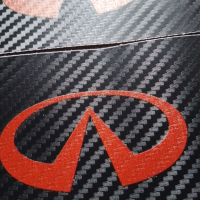 Карбонови стикери за прагове с лого Инфинити Infiniti кола автомобил джип ван , снимка 5 - Аксесоари и консумативи - 44767900