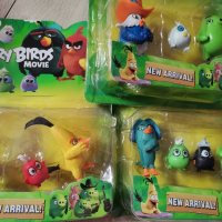 3-4 бр сет Angry Birds енгри бърдс пластмасови PVC фигурки топери за игра украса торта, снимка 1 - Други - 26812729
