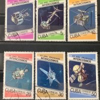 1499. Куба 1987 = “ Космос. 20 години Програма “ Интеркосмос ” , снимка 1 - Филателия - 40372293