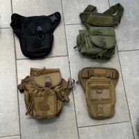 Тактическа чанта за бедро-2 броя+Подарък-Тактически колан, снимка 4 - Екипировка - 42690759