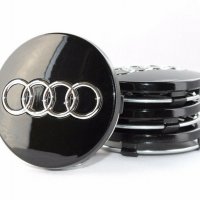 Капачки за джанти Ауди/Audi 60mm Сиви/Черни, снимка 6 - Аксесоари и консумативи - 31469591