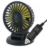 Вентилатор за кола, 360 градуса, 12V, снимка 3 - Аксесоари и консумативи - 44934175