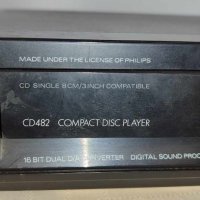 CD player PHILIPS CD482 DZU, снимка 2 - Аудиосистеми - 44398727