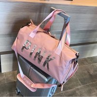 Спортен сак PINK, gym bag, travel bag, чанта за фитнес, чанта за багаж, снимка 12 - Сакове - 30571983