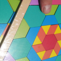 Нов по-голям модел дървена мозайка Цвете в рамка / качество, снимка 3 - Образователни игри - 36571293