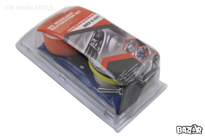 VISBELLA Комплект за възстановяване и полиране на автомобилни фарове, снимка 1