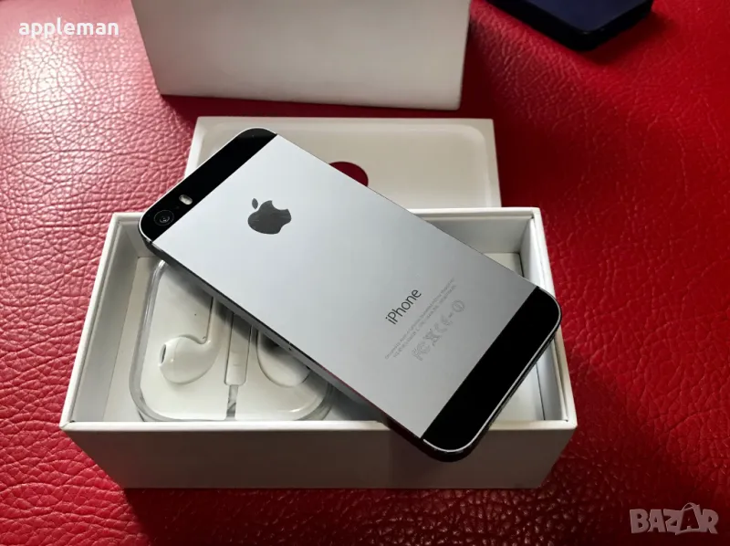 Apple iPhone 5S 32Gb Space Gray Фабрично отключен 98% Батерия, снимка 1