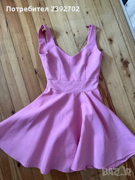 Къса розова рокля, снимка 1