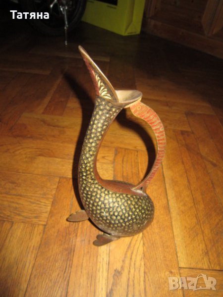 кана  МЕСИНГ ; старинни  Настолни лампи -месинг и  керамика ,свещници и др., снимка 1