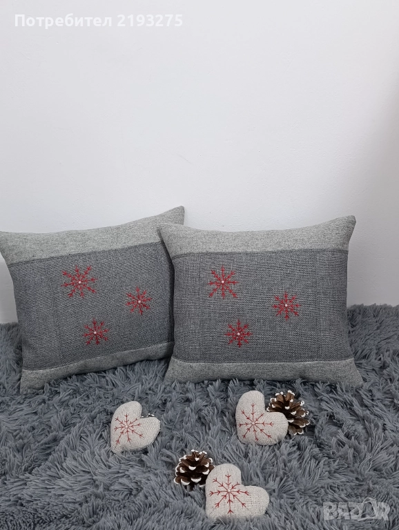 Коледни възглавнички, снимка 1