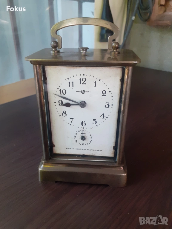 Часовник жокер настолен будилник - Seikosha Tokyo Japan, снимка 1
