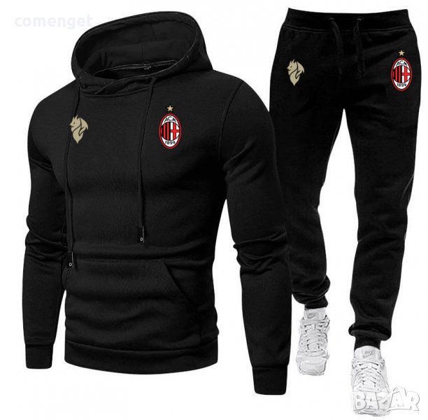 МОДЕЛ 2025! Спортен екип/комплект суичър и долнище AC MILAN / МИЛАН!, снимка 1