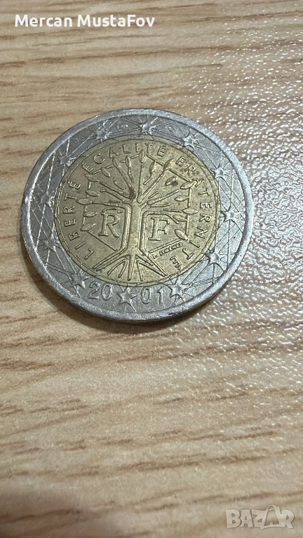 2 евро 2001-2002 Франция, снимка 1