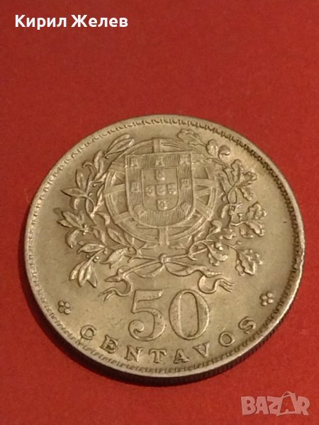 Стара монета 50 сентавос 1964г. Португалия перфектно състояние за КОЛЕКЦИОНЕРИ 31460, снимка 1