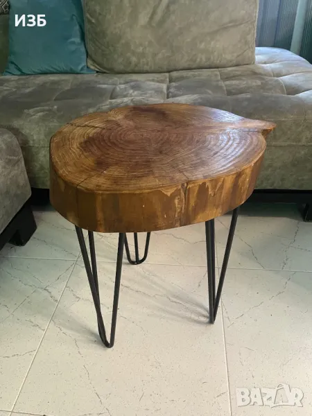 Масичка за кафе от рядко срещана секвоя ., снимка 1