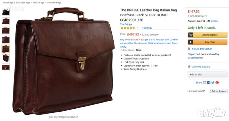 Оригинална чанта The Bridge, снимка 1