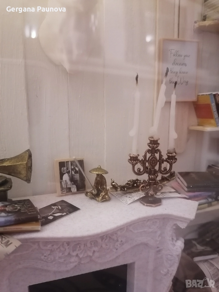 "Пред камината" - 3д картина , снимка 1