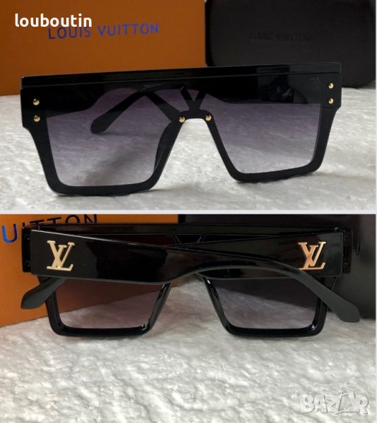 	Louis Vuitton 2023 висок клас дамски слънчеви очила маска мъжки унисекс, снимка 1