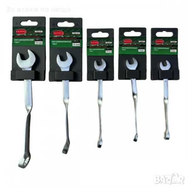 Комплек извити ключове „TWIST“ 5 ЧАСТИ ROCKFORCE, снимка 1