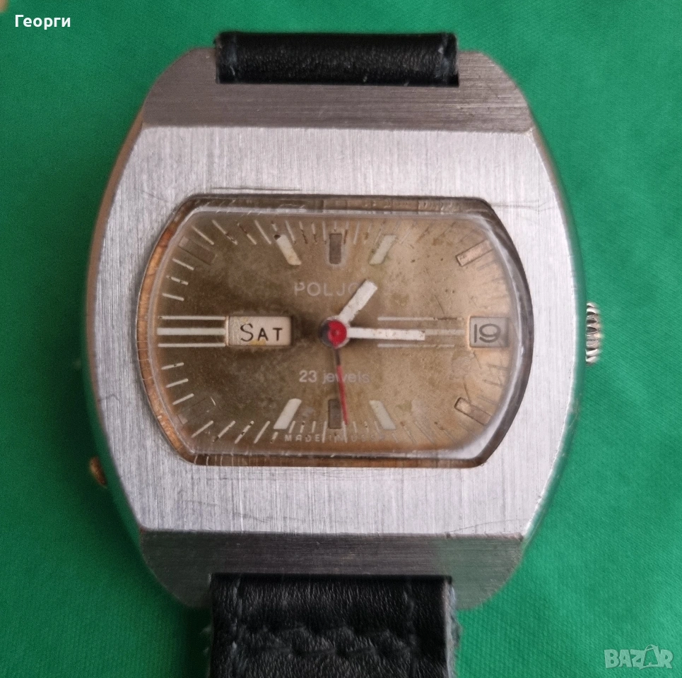 Мъжки ръчен часовник POLJOT с 23 камъка, автоматичен, работещ 1, снимка 1