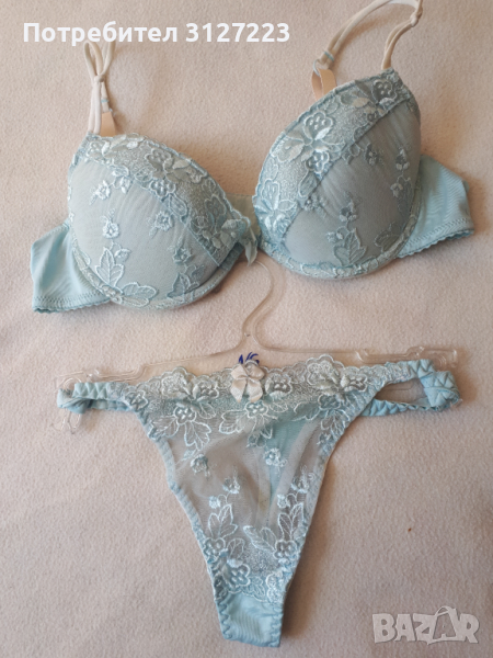 Сутиен и прашка 75В New silhouette -комплект, снимка 1