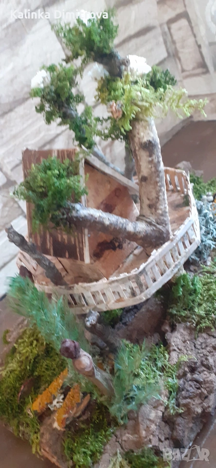 Къща на дърво-ръчна изработка., снимка 1