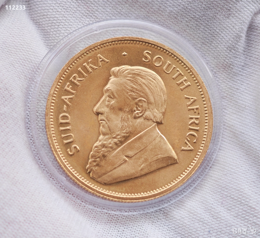 1 унция златна монета Кругерранд, Южна Африка, снимка 1