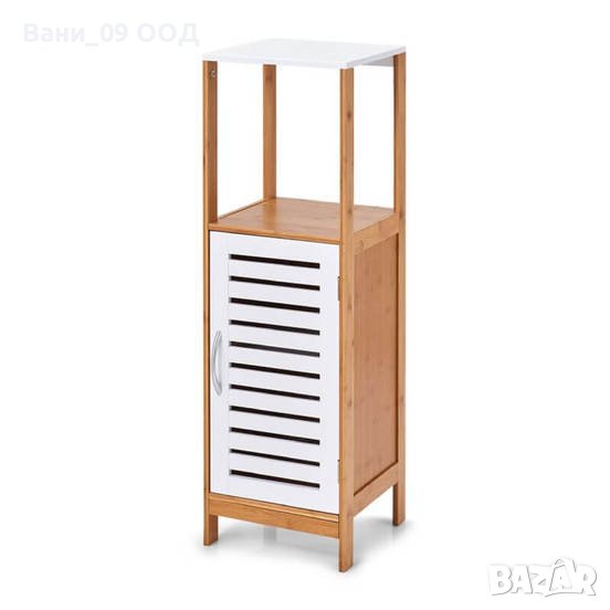 Етажерка за баня с шкаф, снимка 1