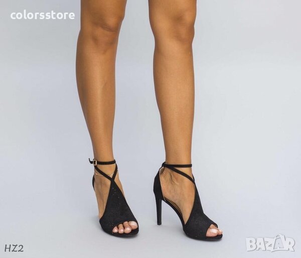 Сандали на ток - черни - HZ2, снимка 1