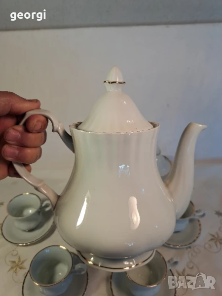 български бароков порцеланов сервиз Китка Разград    26/4, снимка 1