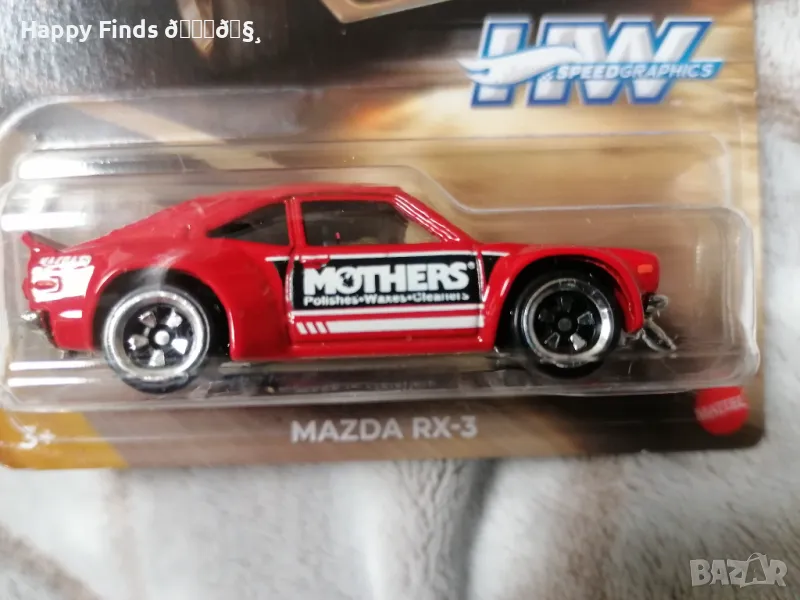 💕🧸 Hot Wheels Mazda RX 3 HW Speedgraphics, снимка 1