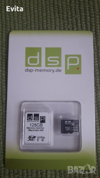 Микро sd карта 128 GB class 10, Micro SD Memory Card снимки клип,, снимка 1