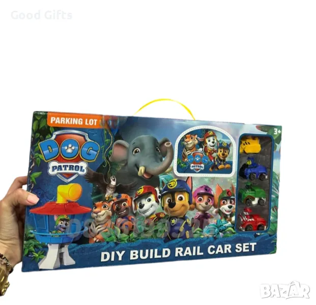 Пес патрул наблюдателница кула с 4 кученца с коли, Фигурки Пес Патрул, снимка 1