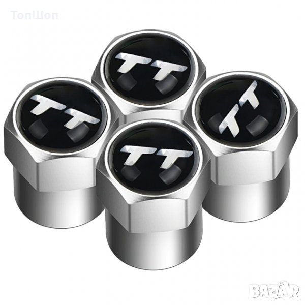 Капачки за вентили - Ауди ТТ / Audi TT - Silver, снимка 1