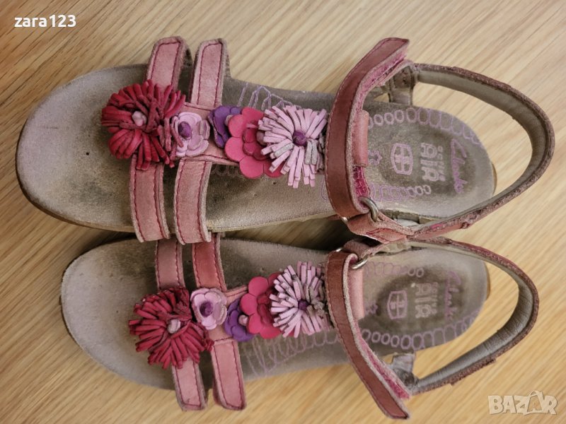 Кожени сандали Clarks, 30ти номер, снимка 1