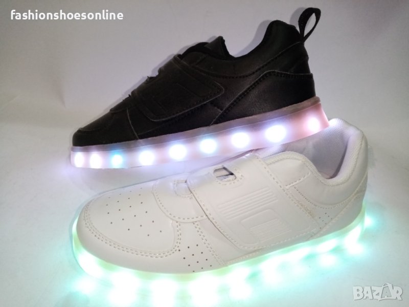 Детски светещи маратонки със USB зарядно. , снимка 1