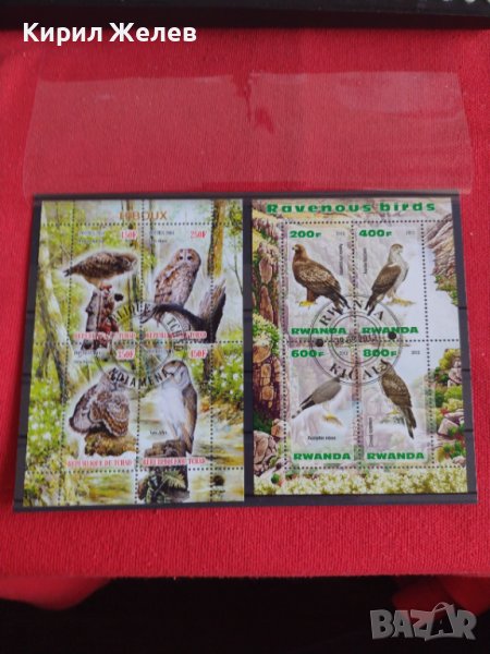 Пощенски марки чиста комплектна серия ПТИЦИ за колекция декорация поща Чад, Руанда 29521, снимка 1