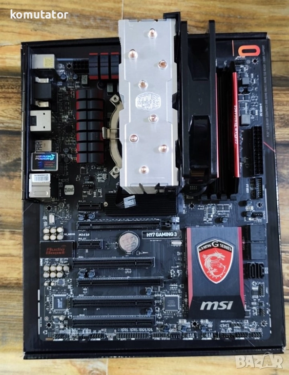MSI H97 Gaming 3 Intel Core I7-4770 Cooler Master, снимка 1