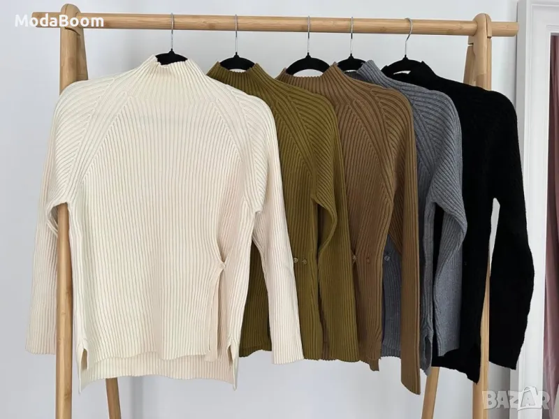 Стилни дамски зимни пуловери | различни цветове , снимка 1