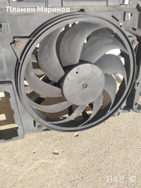 Вентилатор за радиатор без климатик за Пежо Партнер, Ситроен Берлинго 2005г, снимка 1