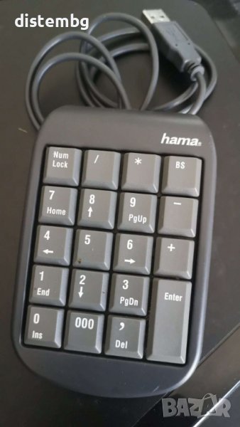​Цифрова клавиатура Hama Slimline Keypad SK100 , снимка 1