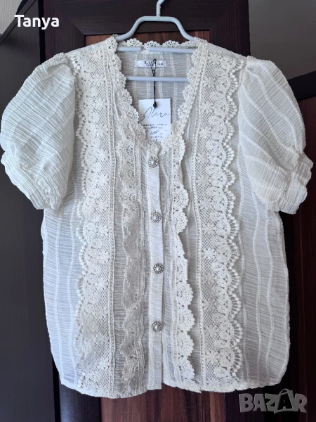 Блуза с дантела, снимка 1