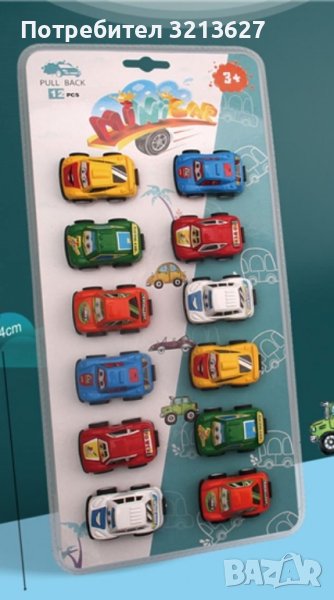 Детски малки състезателни колички, снимка 1