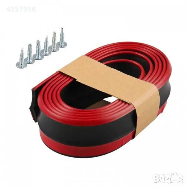  Спойлер самурай за броня 2352 червен, снимка 1