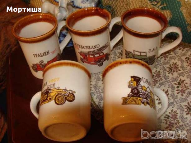 Колекционерски чаши с ретро коли , снимка 1