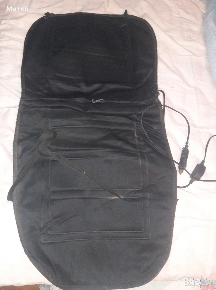 Подгряваща постелка на 12 волта за автомобилна седалка, снимка 1